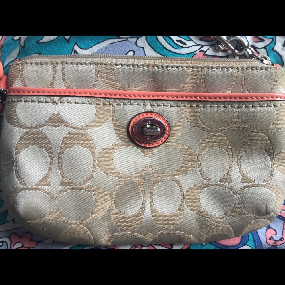 Authentic Coach Wristlet